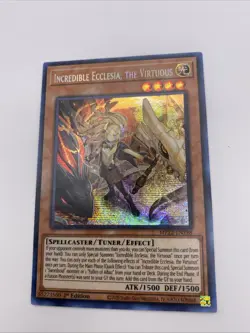 Yu-Gi-Oh! TCG Incredible Ecclesia, The Virtuous MP22-EN188 Secret Rare 1st Ed NM - Image 1