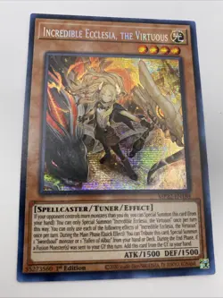Yu-Gi-Oh! TCG Incredible Ecclesia, The Virtuous MP22-EN188 Secret Rare 1st Ed NM - Image 2