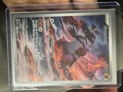 Pokemon TCG Groudon Illustration Rare Paradox Rift 199/182 - Image 1