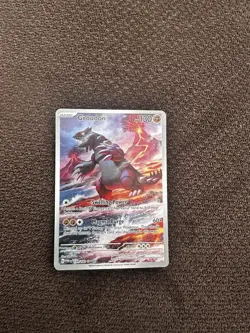 Pokemon TCG Groudon Paradox Rift 199/182 Holo Illustration Rare - Image 1
