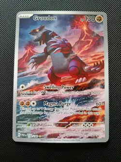 Groudon Illustration Rare Paradox Rift 199/182 2023 Pokemon TCG - Image 2