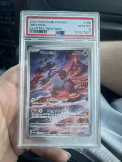 Pokemon TCG Groudon Illustration Rare Paradox Rift PSA 10 LOOK AT PICS NO RETURN - Image 1