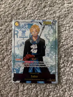 Sabo OP13-120 SEC Alt Art Carrying on His Will One Piece TCG English - Image 1
