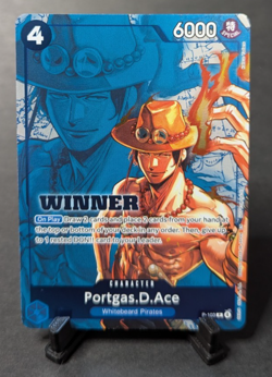 One Piece TCG Portgas D. Ace P-103 Winner Promo 2026 – NM - Image 1