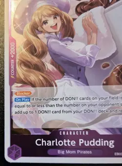 Charlotte Pudding EB03-035 Foil Rare One Piece Heroines Edition - Image 4