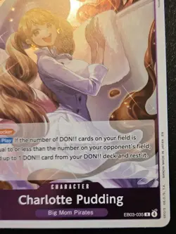 Charlotte Pudding EB03-035 Foil Rare One Piece Heroines Edition - Image 5