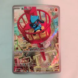 Pokemon TCG Riolu 010 Me: Mega Evolution Promo Full Art Holo Basic 80 HP Eng - Image 1