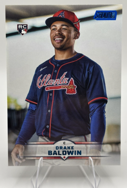 2025 Topps Stadium Club - Drake Baldwin #61 Blue Foil (RC) - Image 1
