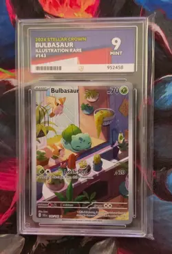 Bulbasaur 143/142 Stellar Crown IR Ace 9 - Image 1
