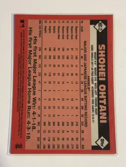 Shohei Ohtani Mojo 2021 Topps Chrome Silver Pack 86BC-22 LA Angels - Image 2