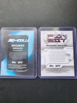 Topps Finest UFC 2025 Magomed Ankalev Die Cut,1 Of 75, and rare of 99 card - Image 2