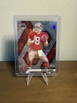 2025 Panini Mosaic - Steve Young #10 Silver Knight Prizm /149 - Image 1
