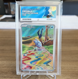 Pokemon Frigibax 208/193 Paldea Evolved Illustration Rare Holo Ace Grading 9 - Image 1