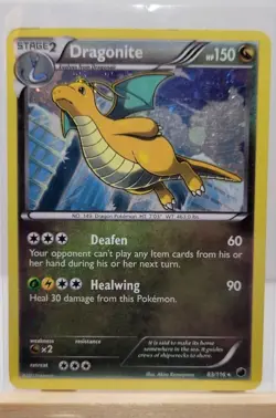 Pokemon - TCG Dragonite Plasma Freeze 83/116 Holo Cosmos Holo Rare (2013) - Image 1