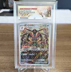 Pokemon Kingambit Illustration Rare Holo 220/198 SV01 Ace Grading - Image 1