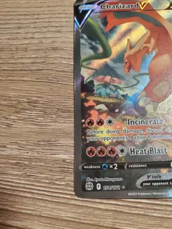 Pokemon Charizard V Alt Art 154/172 Swsh09: Brilliant Stars NM Nice Centering - Image 5