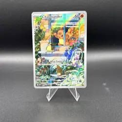 Pokemon Charmander Illustration Rare Holo 168/165 Scarlet & Violet 151 70 HP - Image 1