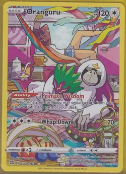 Oranguru TG12/TG30 Swsh09: Brilliant Stars Trainer Gallery Holo Pokemon NM - Image 1