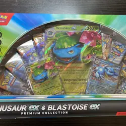 Pokemon Venusaur EX & Blastoise EX Premium Collection - Image 1