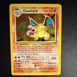 Charizard 4/102 Base Set Holo Rare Pokemon TCG Wizards 1999 English LP+ - Image 1