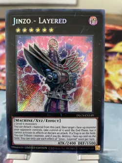 Yugioh Jinzo - Layered DLCS-EN149 Secret Rare Near Mint Limited Edition - Image 1