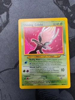 Pokemon Neo Destiny Shining Celebi 106/105 Secret Rare Holo - WOTC - Unlimited - Image 2