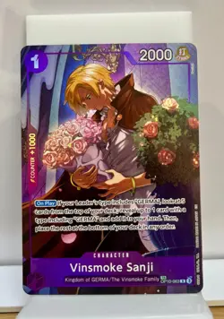 One Piece TCG - Vinsmoke Sanji OP10-063 - Treasure Rare Alt Art (TR) - Image 1