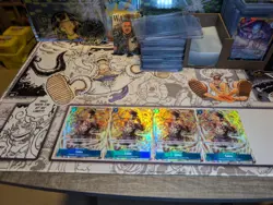 One Piece Sabo OP15-046 SR Alt Art English NM Playset x4 Essential Blue Blocker - Image 1