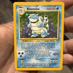 Blastoise 2/102 - Pokemon Base Set Unlimited Holo Rare Card WOTC English LP - Image 1