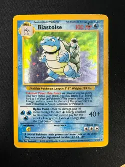 Blastoise - 2/102 - Holo Rare - Unlimited Edition Base Set (HP) Pokemon - Image 1