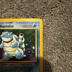 Blastoise 2/102 Base Set Holo Rare Pokemon Card LP - Image 3