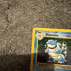 Blastoise 2/102 Base Set Holo Rare Pokemon Card LP - Image 4