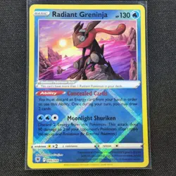 Radiant Greninja - 046/189 - Radiant Rare - Astral Radiance - Pokemon - NM/M - Image 1