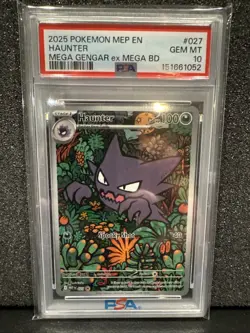 Pokemon Black Star Promo #027 Haunter Mega Gengar ex Battle Deck PSA 10 GEM MINT - Image 1