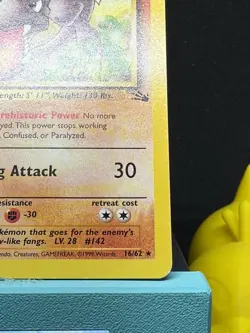 Pokemon TCG Card - Fossil Set Aerodactyl - 16/62 Non Holo - LP/NM - WOTC - Image 5