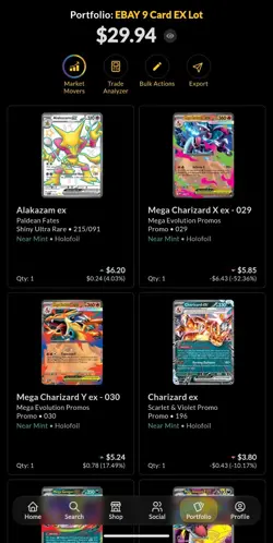 9 Card Mixed Pokemon Lot Of EX Cards. Collectr Value $25+ 636996769739 - Image 3