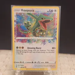 Pokemon Rayquaza Amazing Rare Holo Basic Card 138/185 Vivid Voltage - Image 1