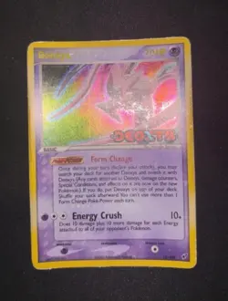 Pokemon Card-Deoxys -Holo-Ex Deoxys -17/107-ENG-Stamped-LP - Image 1