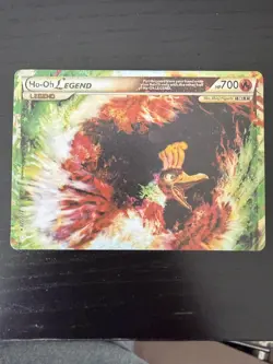 Ho-Oh LEGEND Top 111/123 HeartGold SoulSilver Ultra Rare MP Pokemon Card - Image 3
