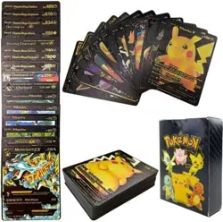 55cards/box Collector's Edition Black 55 Card TCG Vmax GX Card Charizard Pokemon - Image 1