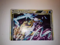 Pokemon Raikou and Suicune Legend Top Card 92/95 - Image 1
