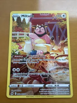 Miltank GG24/GG70 Ultra Rare Crown Zenith Galarian Gallery Pokemon Card - Image 1