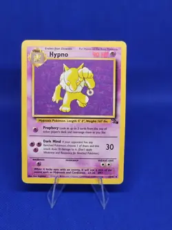 Pokemon Card Hypno 23/62 Fossil Set Non Holo Rare WOTC - Image 1