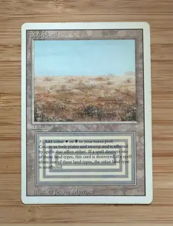 Scrubland dual land MTG Revised LP - Image 1