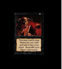 Magic the Gathering DEMONIC TUTOR Beta MTG - Image 3