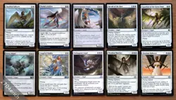 Lot 10 Best Uncommon Angels *NM* Set Magic MTG Group Emancipation Serra Angel - Image 1