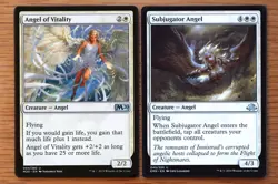 Lot 10 Best Uncommon Angels *NM* Set Magic MTG Group Emancipation Serra Angel - Image 5