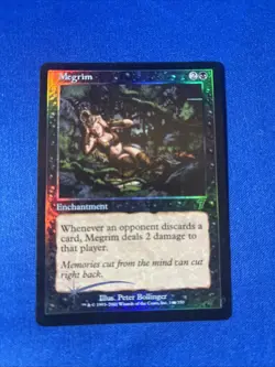 1x FOIL MEGRIM x1 Seventh 7th LP MtG Magic fast shipping - Image 1