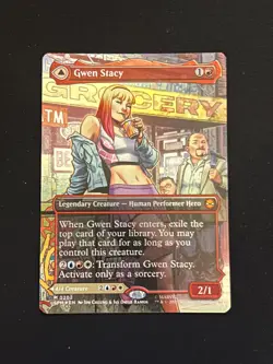 Gwen Stacy (0202) (Borderless) Marvel's Spider-Man Foil - Image 1