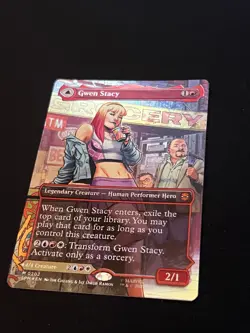 Gwen Stacy (0202) (Borderless) Marvel's Spider-Man Foil - Image 2